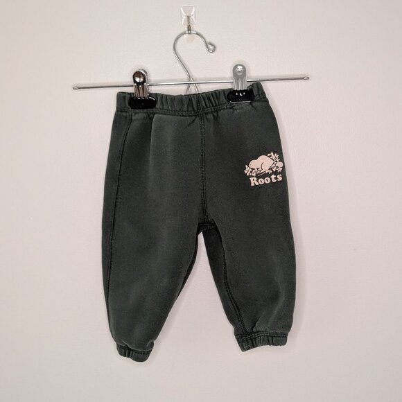 💜 2 for 30 💜 Roots Baby Forest Green Joggers - Picture 1 of 5